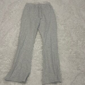 Hollister light gray sweatpants small